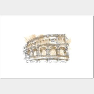 Rome Colosseum Posters and Art